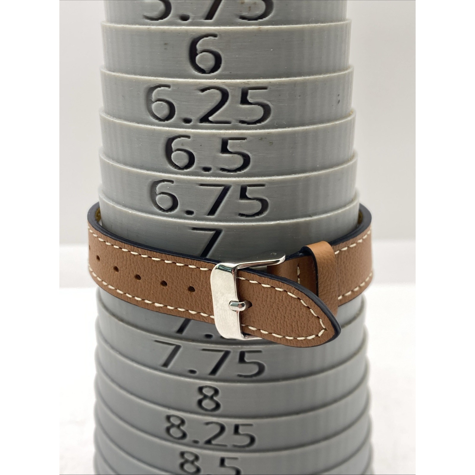 Freestyle Shark Rosegold Rhinestone Brown Leather Band Surfing Watch New Battery — image 3 of 7